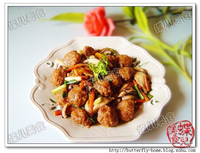 香菇燴丸子 香菇燴丸子