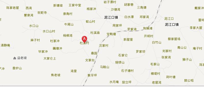 杜溪村在地圖中位置