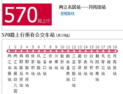 重慶公交570路 重慶公交570路