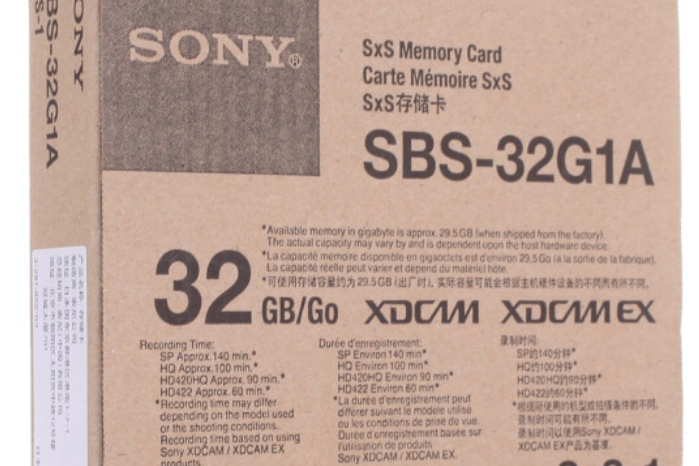 索尼SBS-32G1A SXS 32G 索尼SBS-32G1A SXS 32G