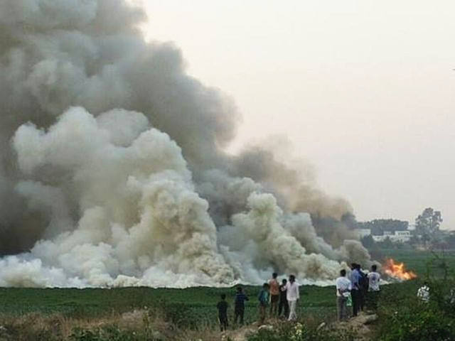 1·19印度班加羅爾湖泊火災事故