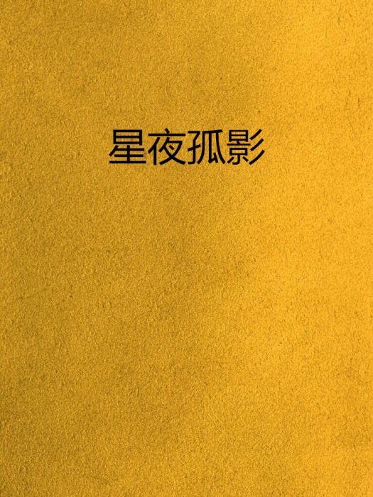 星夜孤影