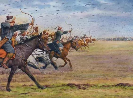 蒙古人不斷以輕騎兵騷擾德里軍隊