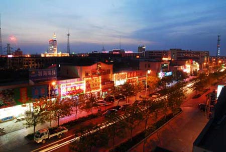唐山海港經濟技術開發區夜景