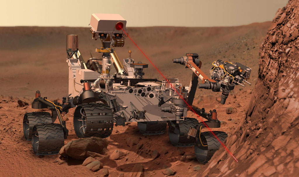 美國好奇號火星車著陸(圖片5)