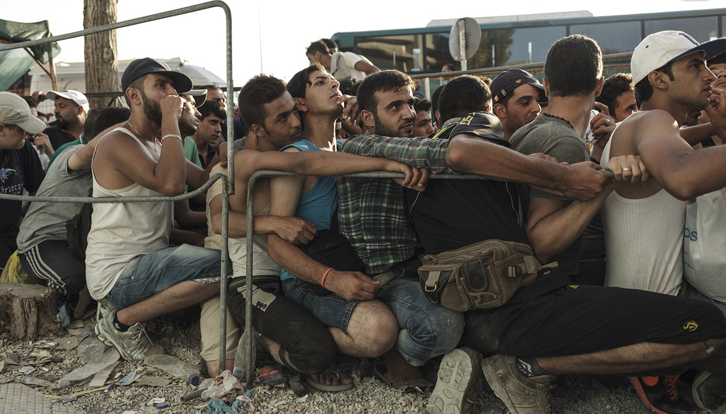 來到歐洲的難民嗷嗷待哺