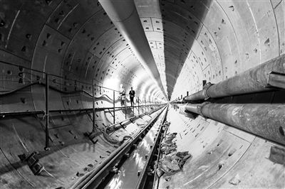 蘭州軌道交通1號線穿越黃河隧道