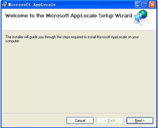Microsoft Applocale