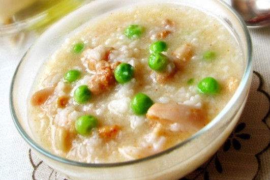 瘦肉青豆粥