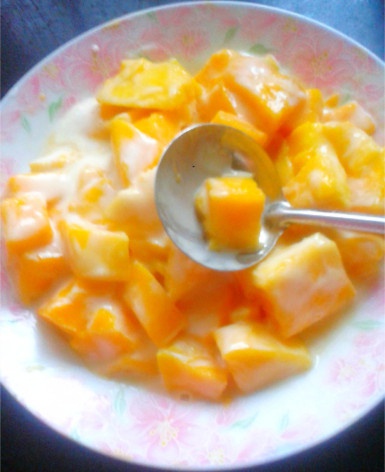 芒果優酪乳完美結合