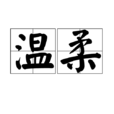 溫柔(漢語辭彙) 溫柔(漢語辭彙)