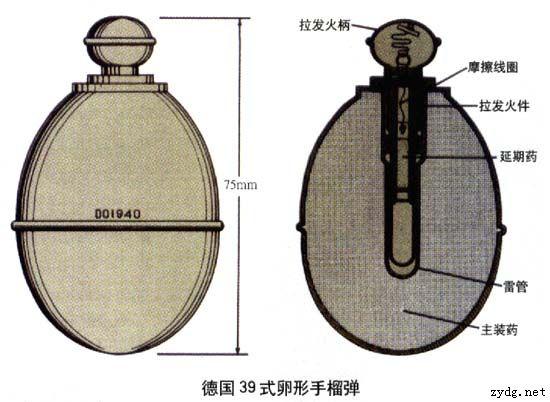 39式卵形手榴彈