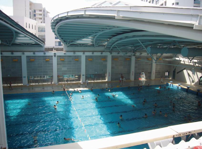 同濟大學游泳館開合屋頂