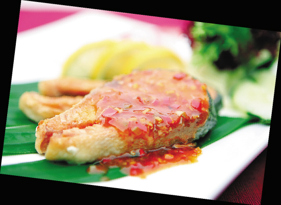 泰式咖哩鮭魚