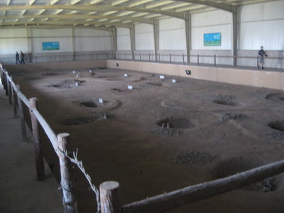 華北平原地區磁山的原始文明遺址