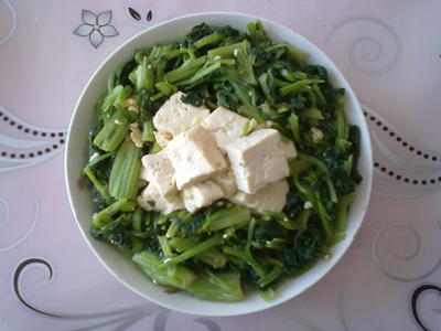苔菜燉豆腐