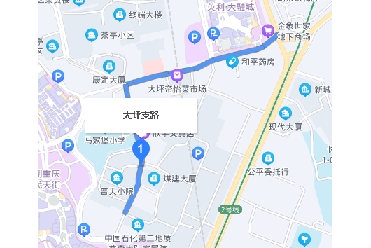 大坪支路 大坪支路