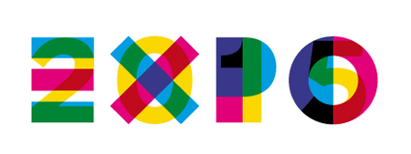 2015米蘭世博會會徽“疊彩文字”