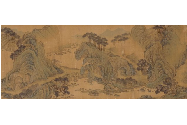 千岩萬壑圖(明代宋懋晉創作的絹本設色畫)