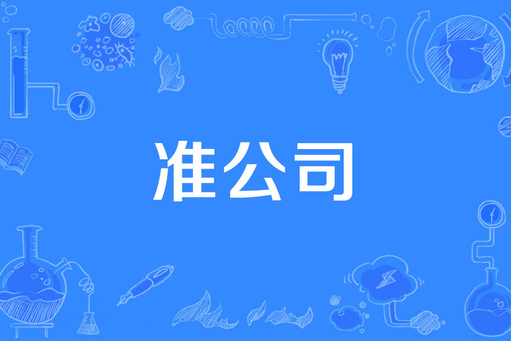 準公司 準公司