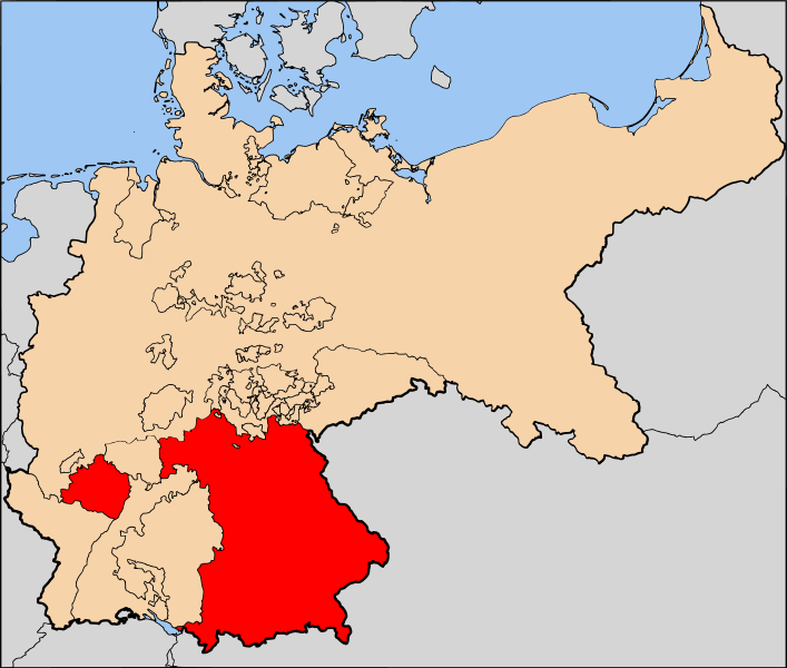 巴伐利亞王國疆域