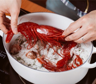 鹽焗西班牙緋紅蝦