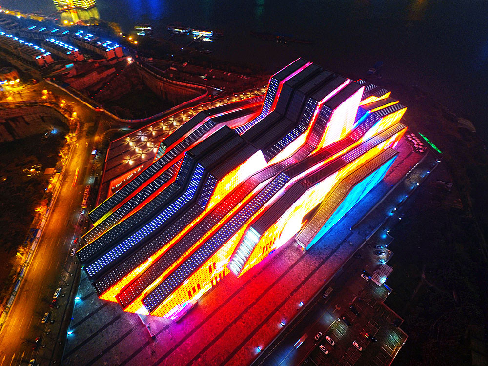 重慶大劇院夜景