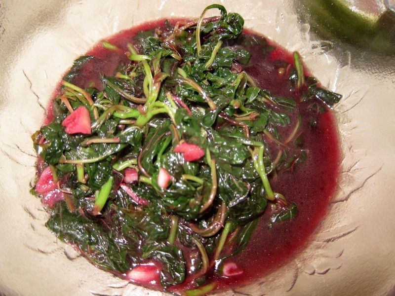炒紫米莧 炒紫米莧