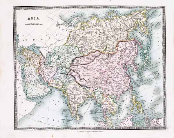 1833年德國Gotha出版的地圖承認庫頁島屬於中國