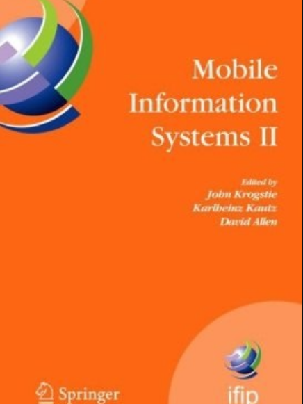 Mobile Information Systems II Mobile Information Systems II