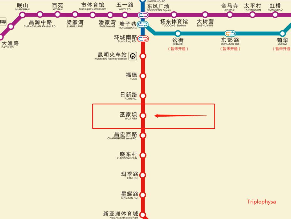 巫家壩站 巫家壩站