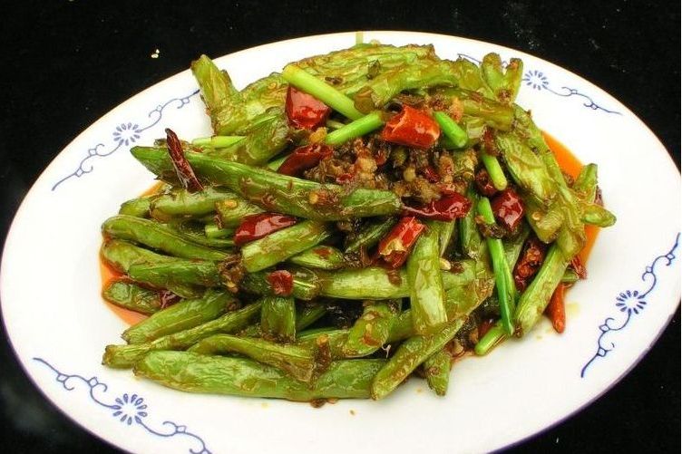 椒鹽扁豆 椒鹽扁豆