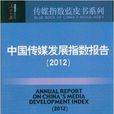 2012中國傳媒發展指數報告