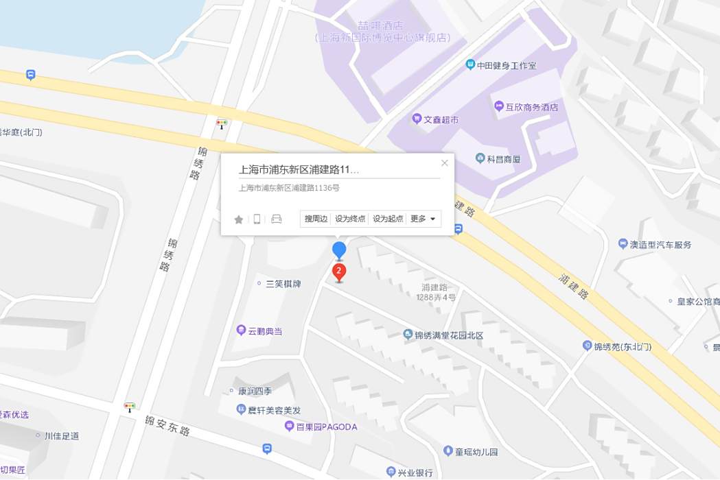 浦建路1136號 浦建路1136號