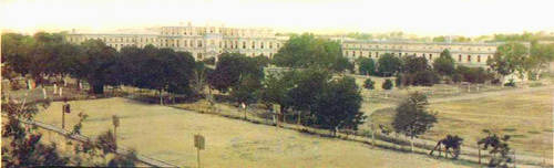 1947年匯文校園全景