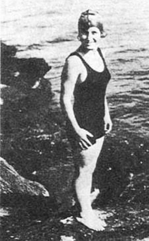 第一位橫渡英吉利海峽的女性