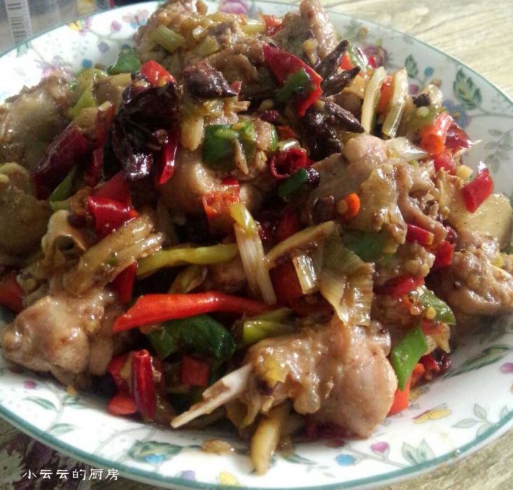 熗炒兔肉 熗炒兔肉