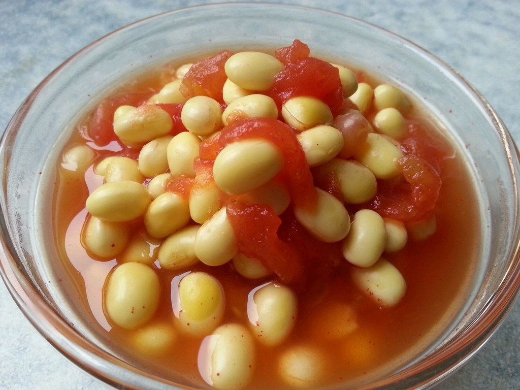番茄煮黃豆