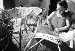 藤椅編織