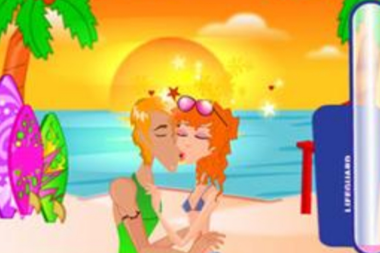 海灘偷吻 海灘偷吻