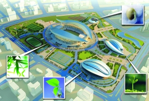廣西體育中心設計圖