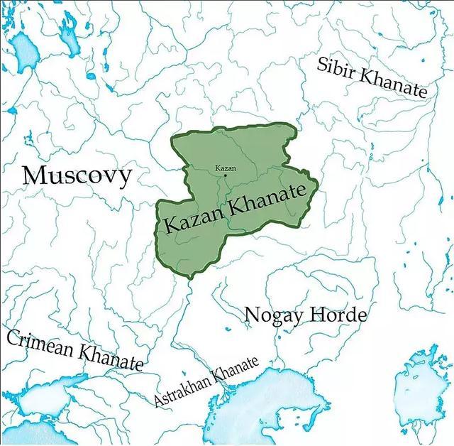 喀山汗國是阻擋莫斯科人崛起的東方因素