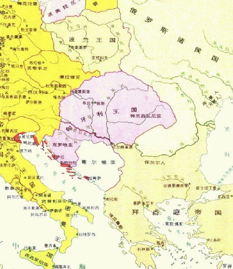 1100年左右的匈牙利王國