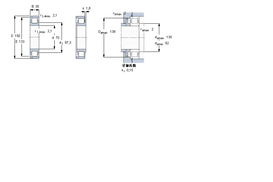 SKF N314ECNJ軸承 SKF N314ECNJ軸承