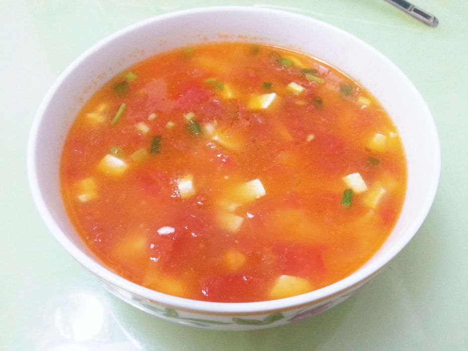 茄汁豆腐湯 茄汁豆腐湯