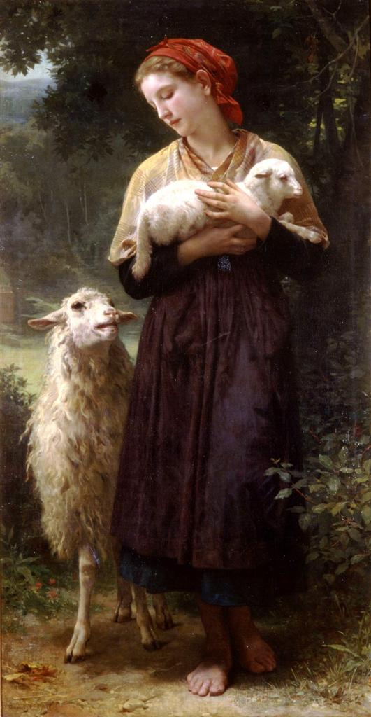 牧羊女(布格羅油畫作品)