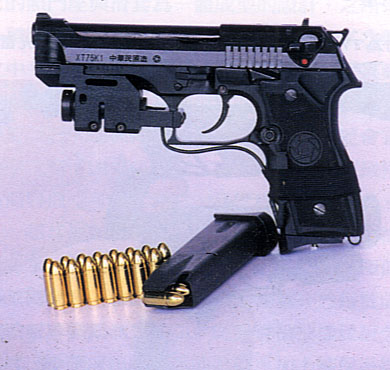 XT75K1已和92手槍外形上大不一樣了