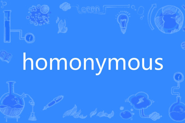 homonymous homonymous