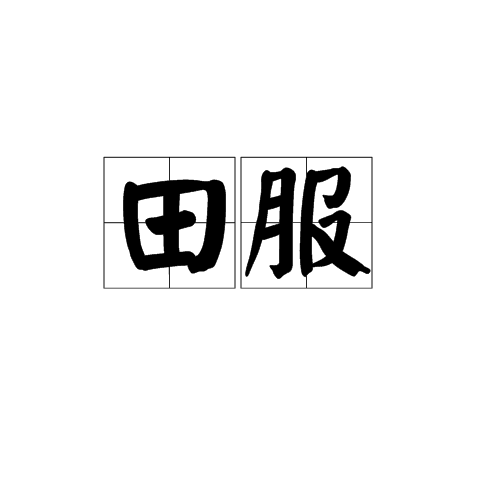 田服 田服