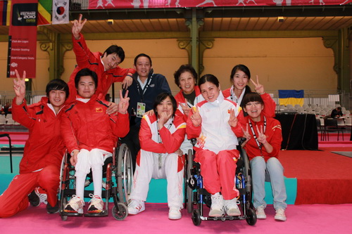 中國輪椅擊劍隊
